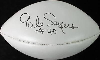gale sayers autographed football
