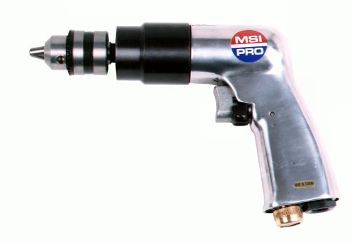 MSI-PRO SM905 3/8-Inch Reversible Pneumatic Drill with Keyed Jacobs Chuck