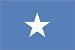 Somalia Flag 10cm Square Coaster