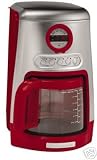 Coffee Maker - Programmable - 14 cup - Stainless steel/Red