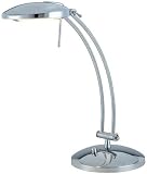 Metal Desk Lamp - Platte Collection Chrome Finish
