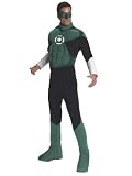 Deluxe Green Lantern Costume With Muscles Mens Superhero Costumes Hero