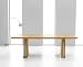 TOULOUSE 225cms Solid Oak &amp; Chrome Dining Table