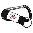 Kansas City Chiefs Black Carabiner Keychain