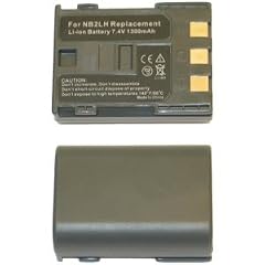 Power Li-Ion Akku Typ NB-2L NB2L NB-2LH NB2LH (kein Original) f�r Canon PowerShot G7 PowerShot G9 PowerShot S80 ELURA