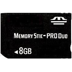 Childrens Toyshop  Electronics : 8GB Memory Stick Pro Duo Card For PSP Cameras, Mobiles