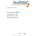 Les grandes notions du droit priv�