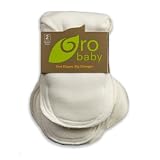 Gro Baby Organic Soaker Pad, White, 2 Pack