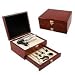 Kitchen & Housewares : Picnic Time Cabernet 8 Pc. Wine Access. Boxed Set w/ Rosewood Inlay (Dark Burled Wood)