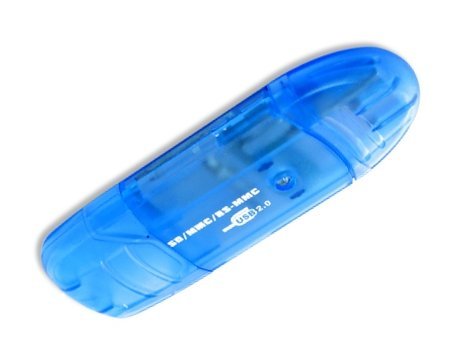 4 in 1 Mini USB 2.0 Memory Card Reader Writer SD MINISD MMC MOBILE RSMMC