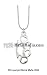 SILVER BRASS KNUCKLE NECKLACE WITH HEART SHAPED CUT OUTS