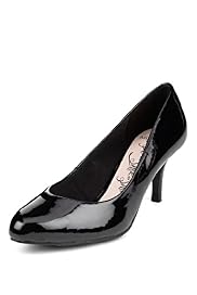 Wide Fit Stiletto Mid Heel Court Shoes