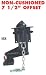 Convert-a-ball 5th Wheel to Gooseneck Adapter, Option 7, Height 16