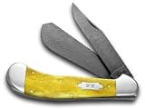 CASE XX Yellowhorse Native Steel Antique Large Saddlehorn 1/25 Pocket Knife
