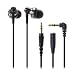 : audio-technica インナーイヤーヘッドホン ブラック ATH-CKM500 BK