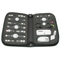 Cables To Go 28270 USB 2.0 Mobile Office Retractable Cable Kit