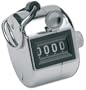 Tally Counter Hand Held Clicker 4 Digit Chrome Palm Golf People Counting Club