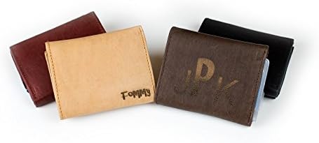 Wallet - Men's Leather Wallet - Laser Engraved Wallet