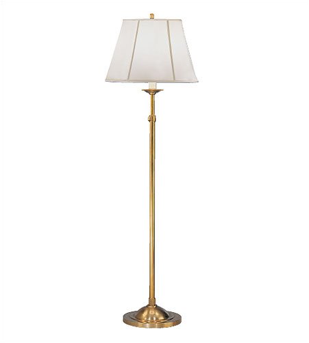 Robert Abbey 1902 Alvin Floor Lamp in Antique Natural Brass