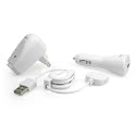 Apple iPod USB Travel Kit with Car Charger/ Travel Adapter/ Cable - White