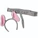 Kid Plush Elephant Headband Ears / Tail Costume Halloween Safari Animal Dressup Play 48051