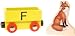 Wild Republic Wood Train Letter F