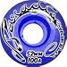 Paradise Hand Styles Blue Skateboard Wheels - 52.5mm 100a (Set of 4)