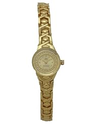 Q and Q Women Gold Analog Watch