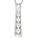 Sterling Silver Designer Journey Diamond CZ Pendant