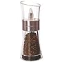 Cole and Mason Inverta Flip Pepper Mill, Brushed Chrome and Clear Acrylic