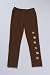 My Twinn Girl's Brown Flower Leggings