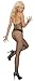 Elegant Moments Women's Fishnet Halter Body Stocking with Open Crotch