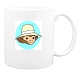 Mug with wildlife, hat, africa, monkey, safari