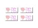 Breast Cancer Gloves Fight Like a Girl - 3D Domed Set of 4 Stickers