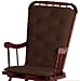 Baby Doll Bedding Heavenly Soft Child Rocking Chair Cushion Pad Set, Chocolate Baby Doll Bedding Heavenly Soft Child Rocking Chair Cushion Pad Set, Chocolate