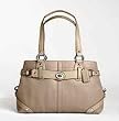 Coach Leather Carly Carryall Bag Tote 13236 Putty