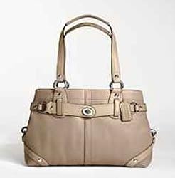 Coach Leather Carly Carryall Bag Tote 13236 Putty