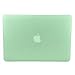 HDE Matte Hard Shell Clip Snap-on Case + Matching Keyboard Skin for MacBook Pro 13 seafoam green