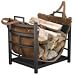 Panacea Products Corp Blk Log Bin/Carrier 15245 Firelogs Holders & Accessories