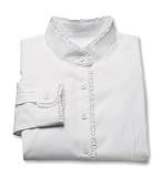 River Road Lace-Trimmed Cotton Blouse