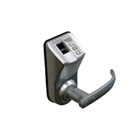 ADEL LA9-3 SC LH Fingerprint Keypad Lockset, Satin Chrome, Left Hand