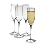 Luigi Bormioli Crescendo 9-ounce Flute, Set of 4