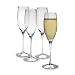 Luigi Bormioli Crescendo 9-ounce Flute, Set of 4