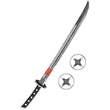 Snake Eyes Sword W/Ninja Stars - Size: Sword-31";Ninja Stars-3.5" Diameter