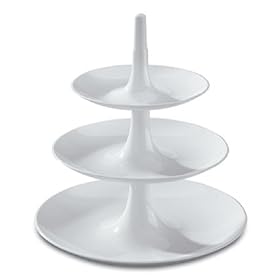Babell White Triple Tier Cake Stand