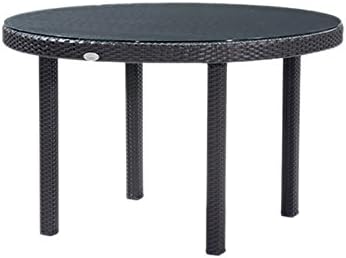 Caluco Dijon 48" Round Dining Table Color: CH Dark Java