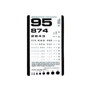 Pocket Eye Test Chart