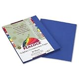 PACP7409 Construction Paper, Acid Free, 9x12, 50 Sh/PK, Blue