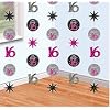 Sweet 16 - Foil String Party Decorations (16th Birthday)