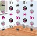 Sweet 16 - Foil String Party Decorations (16th Birthday)